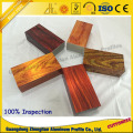 Customized Aluminium Extrusion Profile Electrophoresis 3D Wood Grain for Pipe Profile